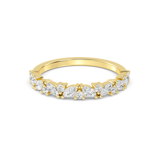 Yellow Gold / Beatrice Stackable Wedding Band
