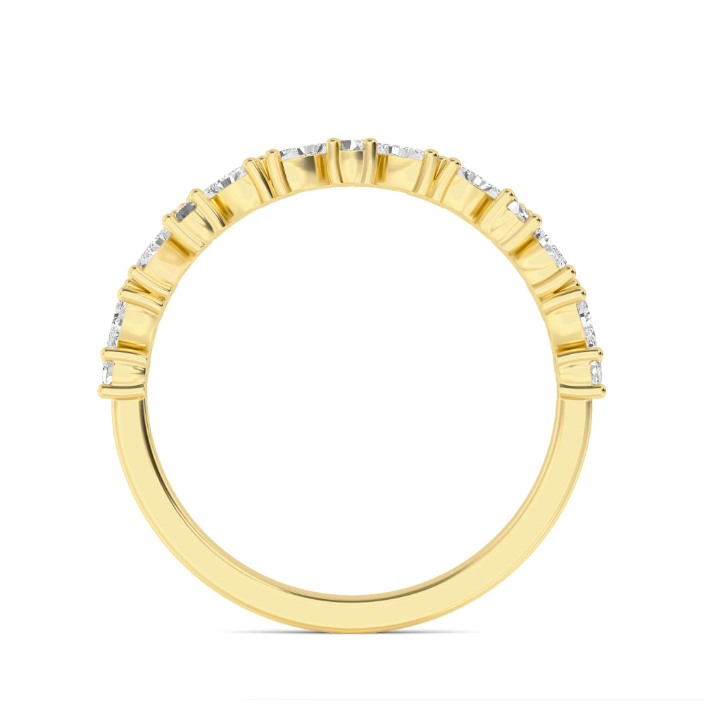 Yellow Gold / Beatrice Stackable Wedding Band