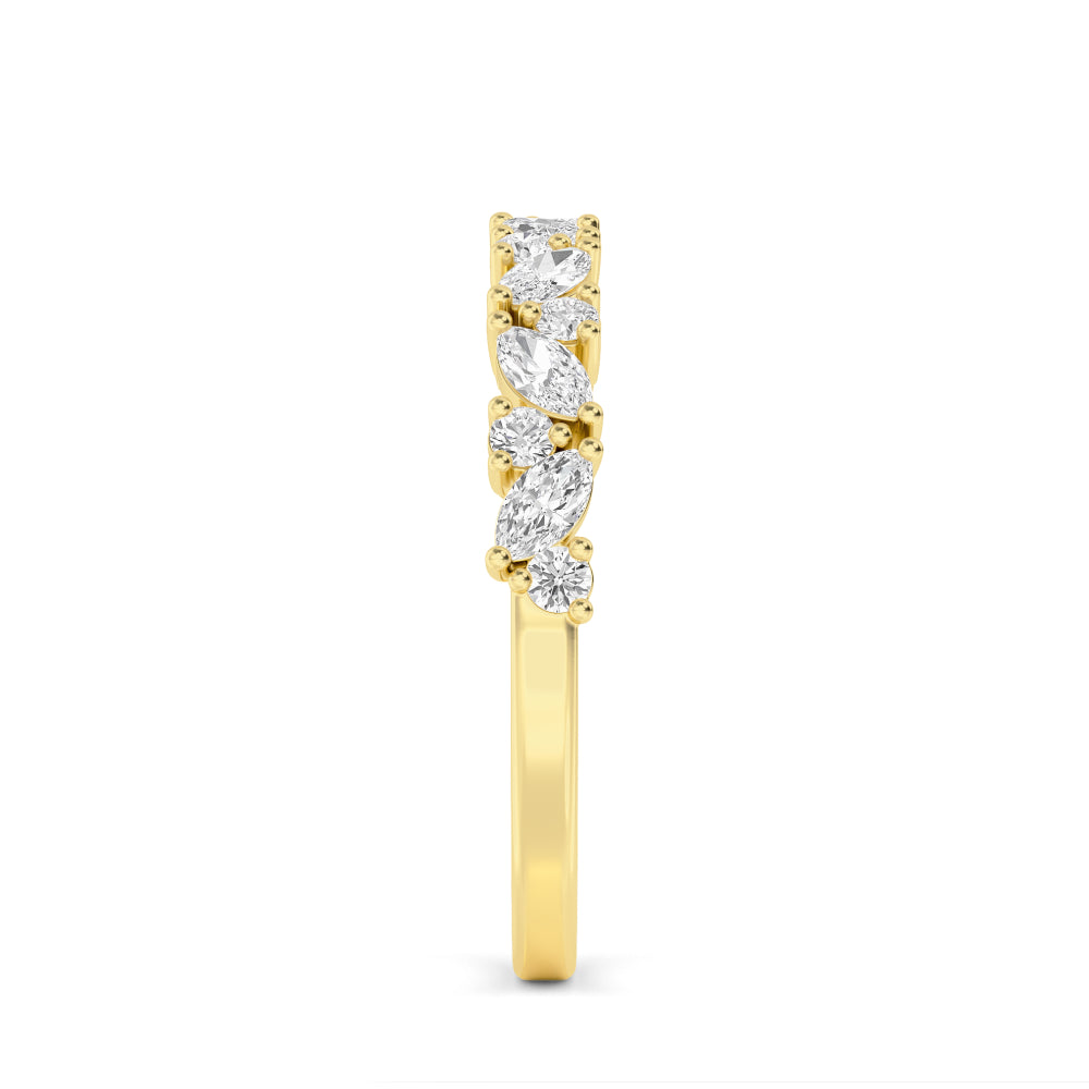 Yellow Gold / Beatrice Stackable Wedding Band