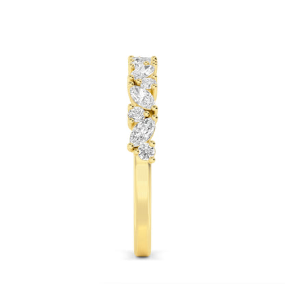 Yellow Gold / Beatrice Stackable Wedding Band