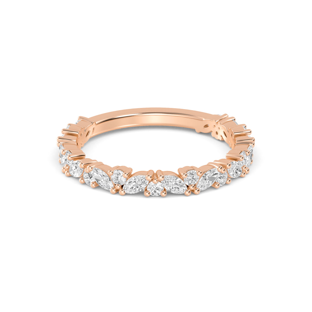 Rose Gold / Paloma Stackable Wedding Band