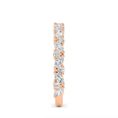 Rose Gold / Paloma Stackable Wedding Band