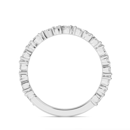 White Gold / Paloma Stackable Wedding Band