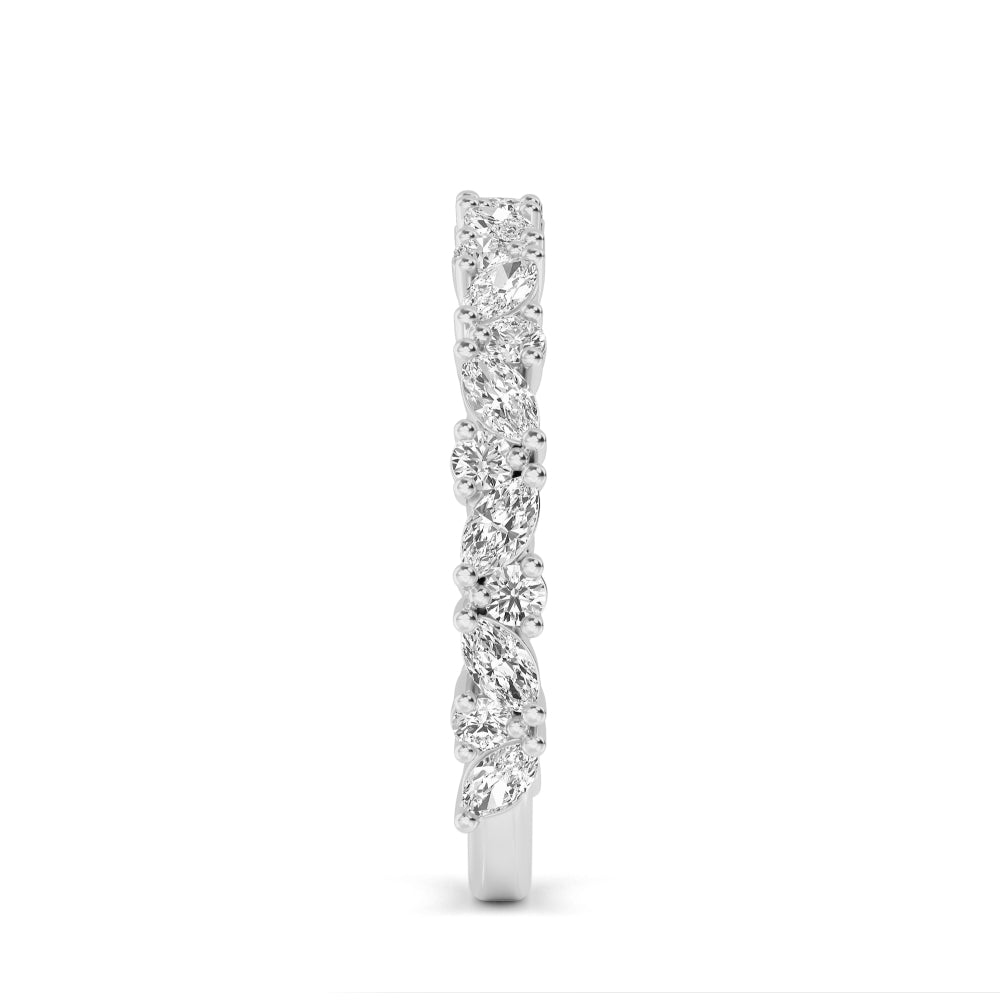 White Gold / Paloma Stackable Wedding Band