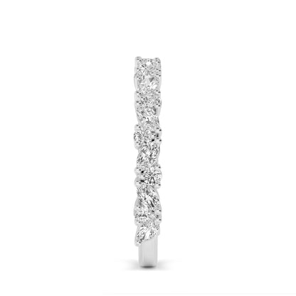 White Gold / Paloma Stackable Wedding Band