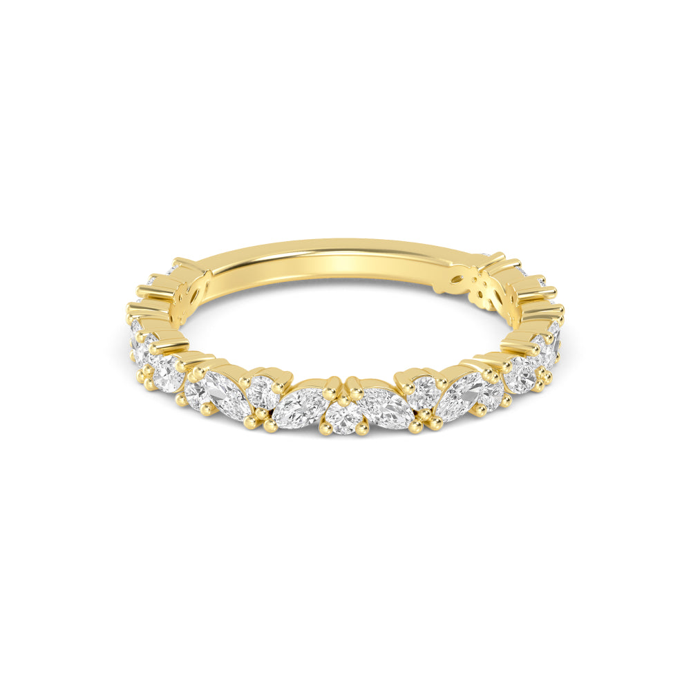 Yellow Gold / Paloma Stackable Wedding Band