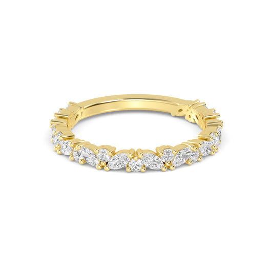 Yellow Gold / Paloma Stackable Wedding Band