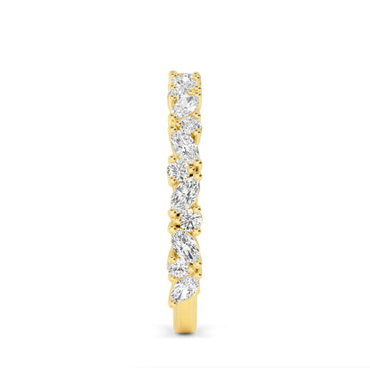 Yellow Gold / Paloma Stackable Wedding Band