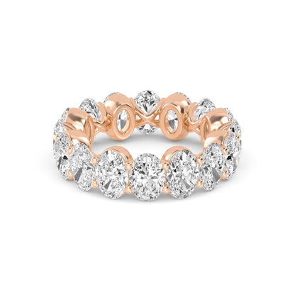 Rose Gold / Areeba Diamond Wedding Band