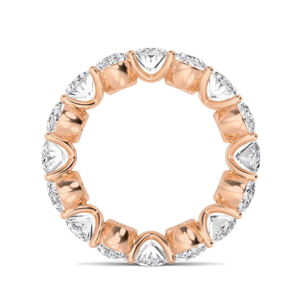 Rose Gold / Areeba Diamond Wedding Band