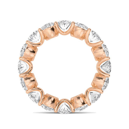 Rose Gold / Areeba Diamond Wedding Band