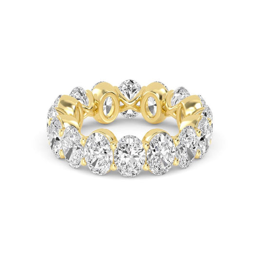 Yellow Gold / Areeba Diamond Wedding Band