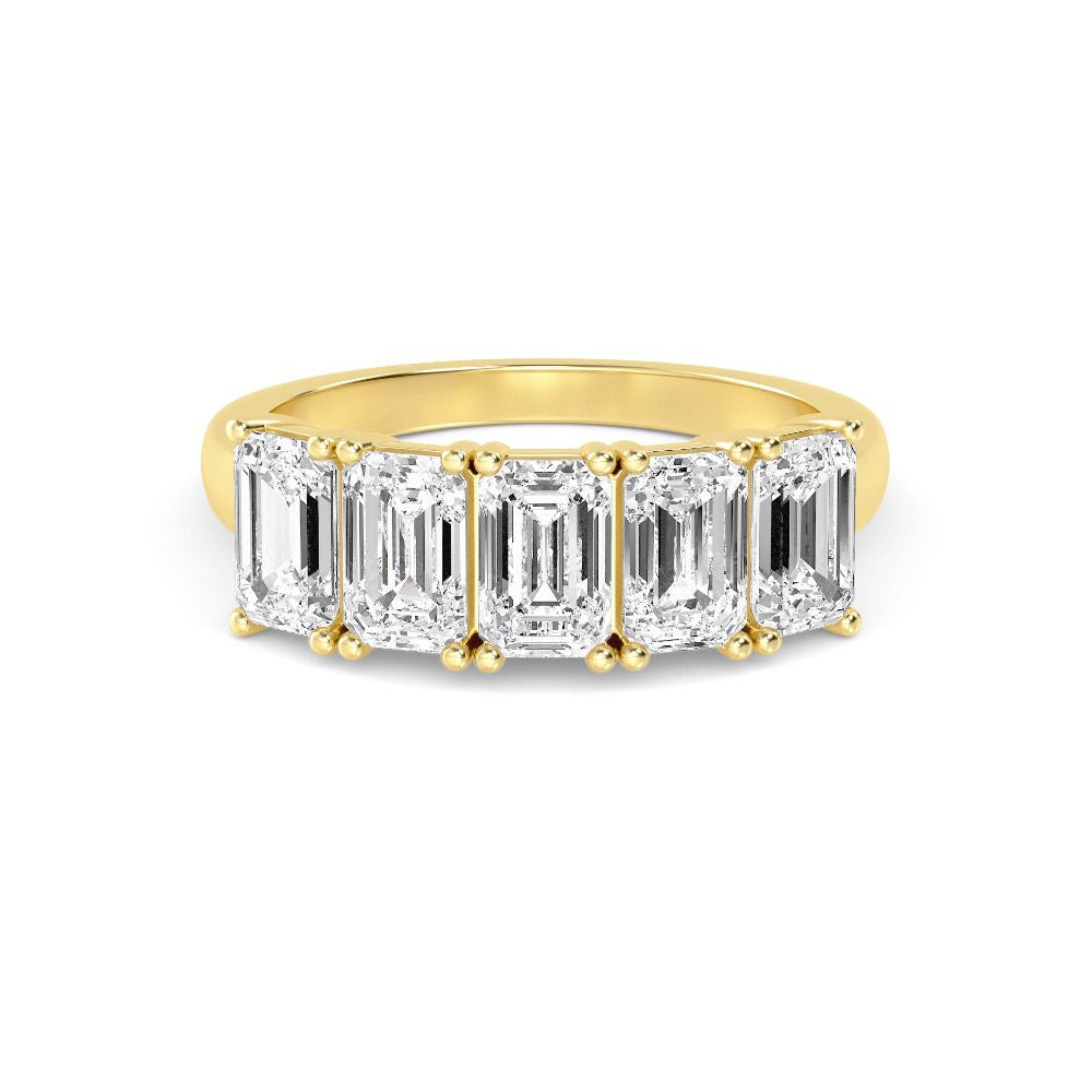 Yellow Gold / Afsana Diamond Wedding Band