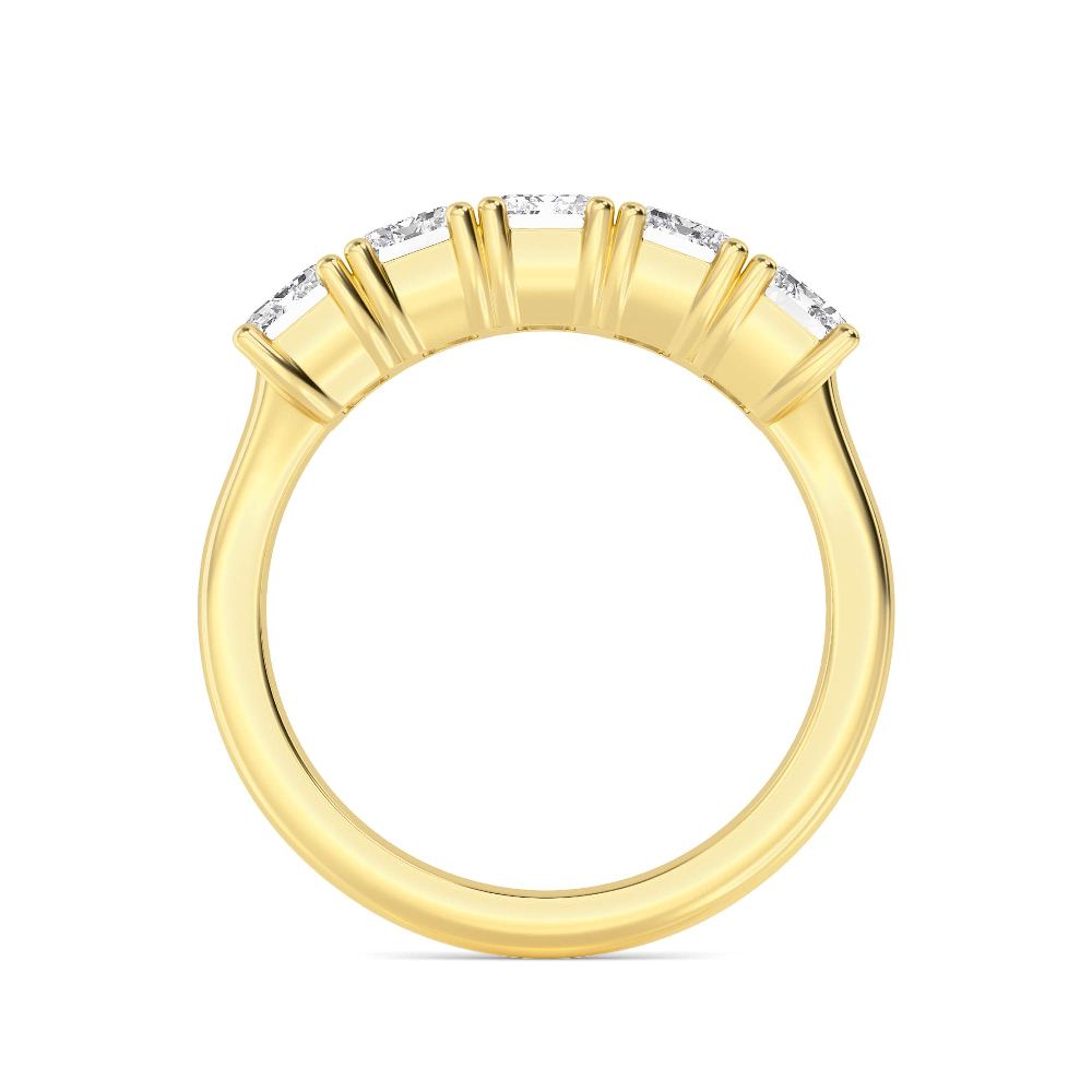 Yellow Gold / Afsana Diamond Wedding Band