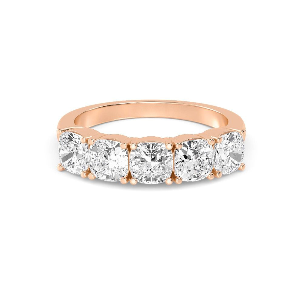 Rose Gold / Mehr Diamond Wedding Band