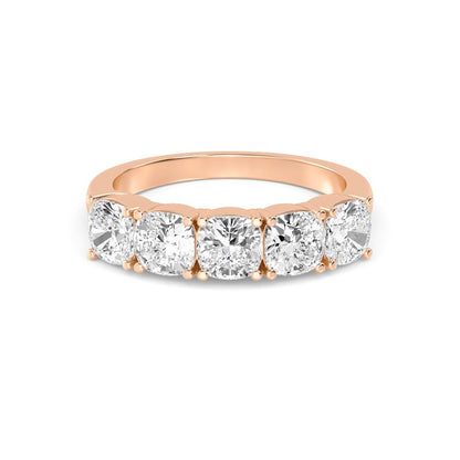 Rose Gold / Mehr Diamond Wedding Band