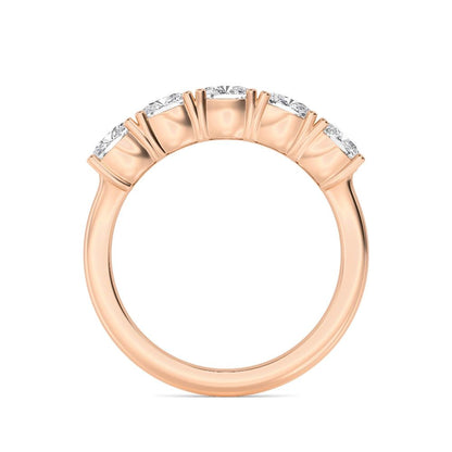 Rose Gold / Mehr Diamond Wedding Band