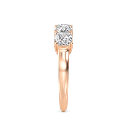 Rose Gold / Mehr Diamond Wedding Band