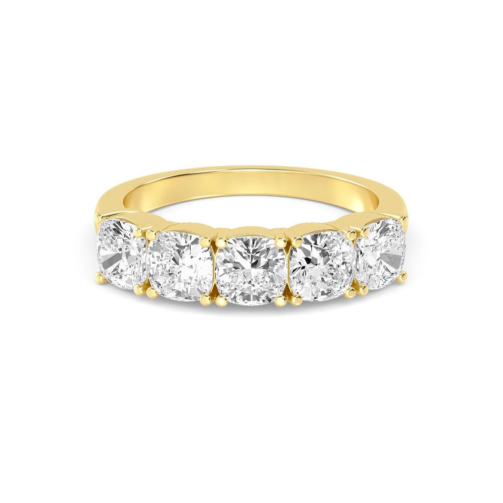 Yellow Gold / Mehr Diamond Wedding Band