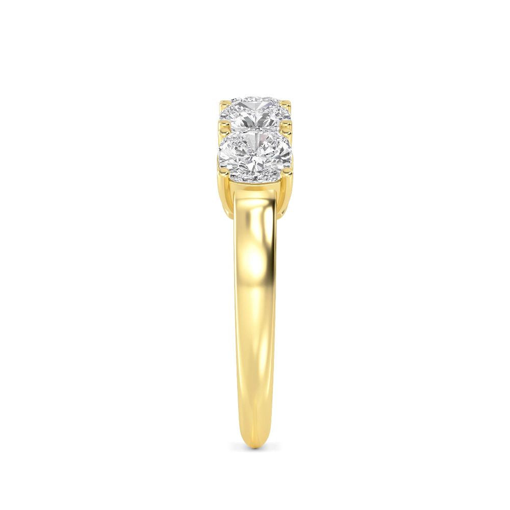 Yellow Gold / Mehr Diamond Wedding Band
