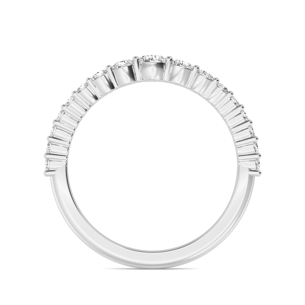 White Gold / Rumi Diamond Wedding Band
