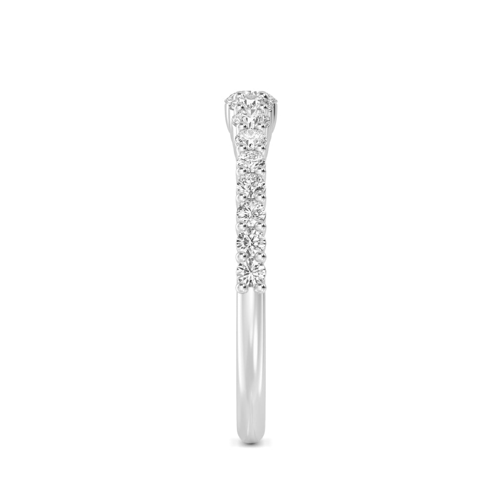 White Gold / Rumi Diamond Wedding Band