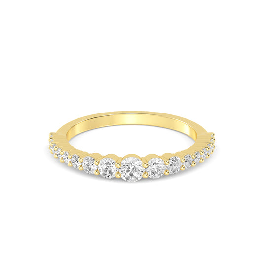 Yellow Gold / Rumi Diamond Wedding Band