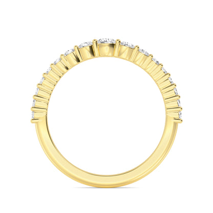 Yellow Gold / Rumi Diamond Wedding Band