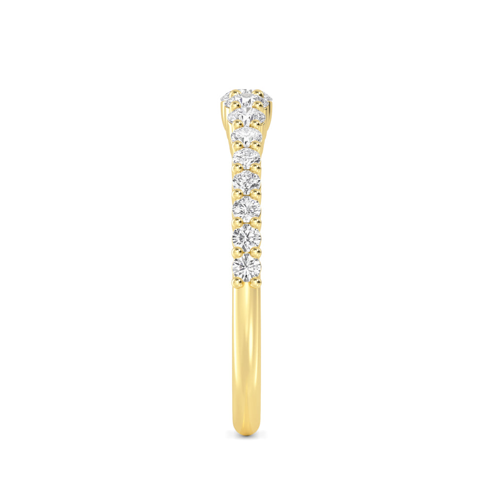 Yellow Gold / Rumi Diamond Wedding Band