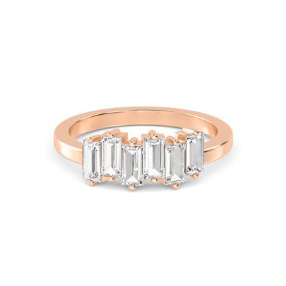 Rose Gold / Kavya Stackable Wedding Band