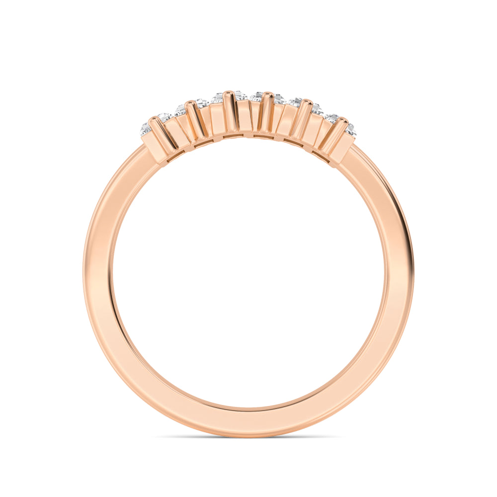 Rose Gold / Kavya Stackable Wedding Band