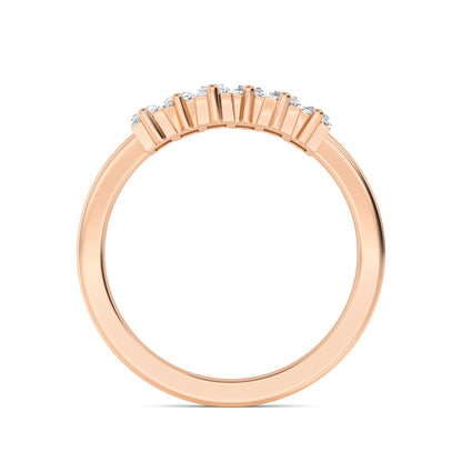 Rose Gold / Kavya Stackable Wedding Band