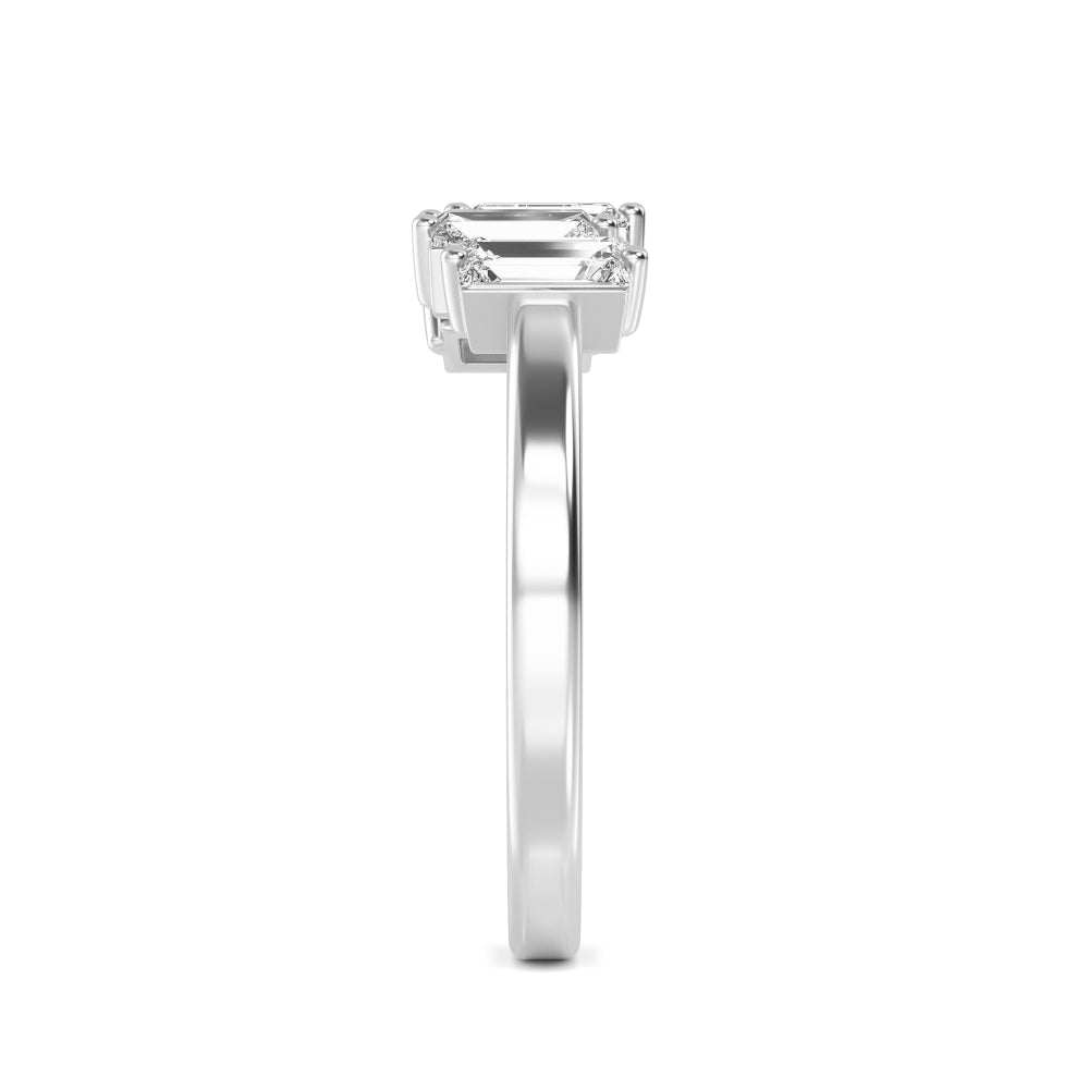 White Gold / Kavya Stackable Wedding Band