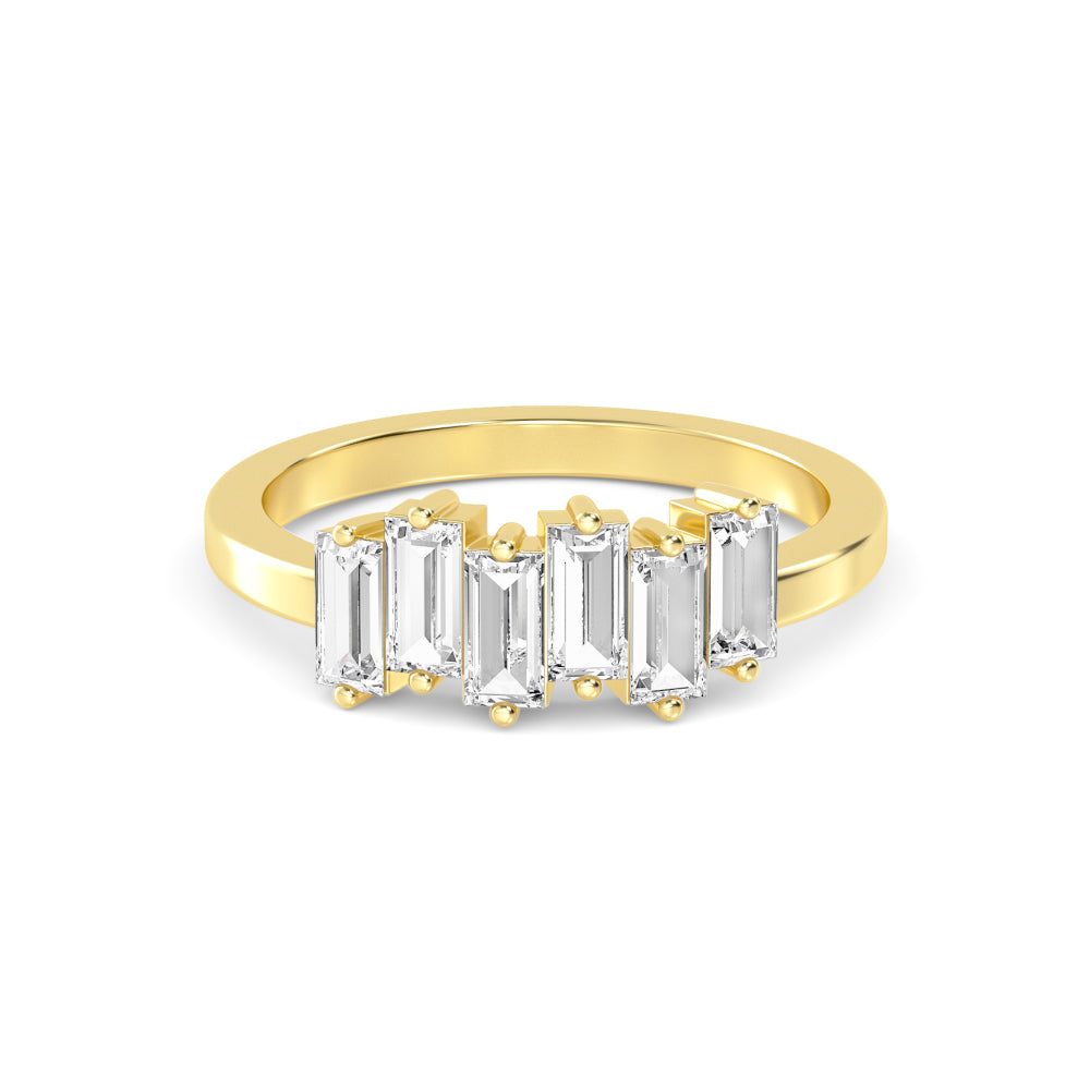Yellow Gold / Kavya Stackable Wedding Band