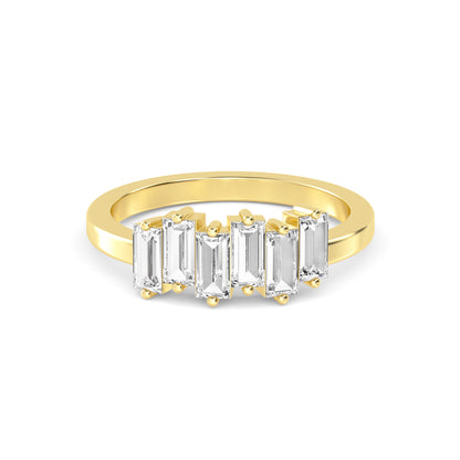 Yellow Gold / Kavya Stackable Wedding Band