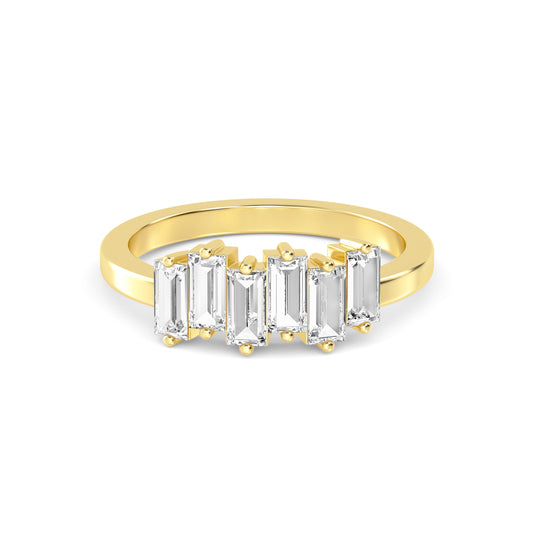 Yellow Gold / Kavya Stackable Wedding Band