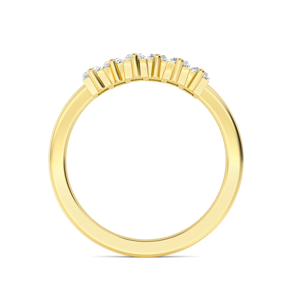 Yellow Gold / Kavya Stackable Wedding Band