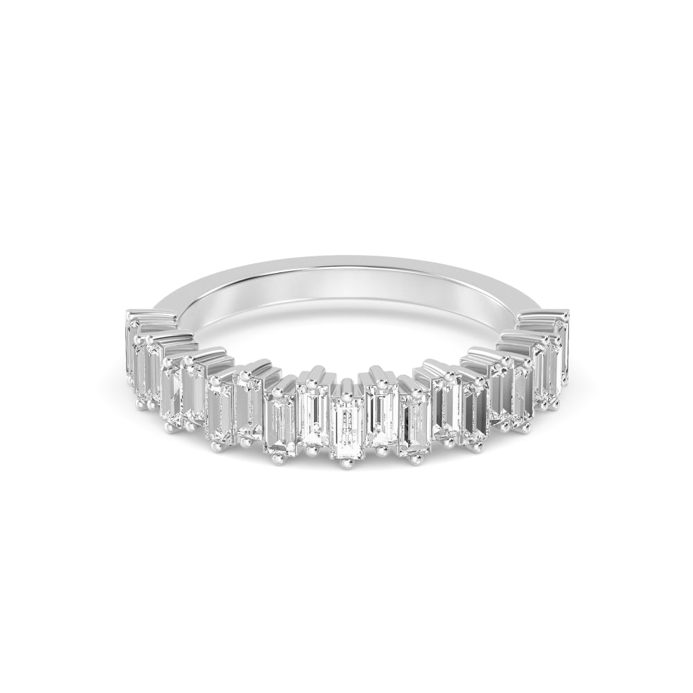 White Gold / Isla Stackable Wedding Band