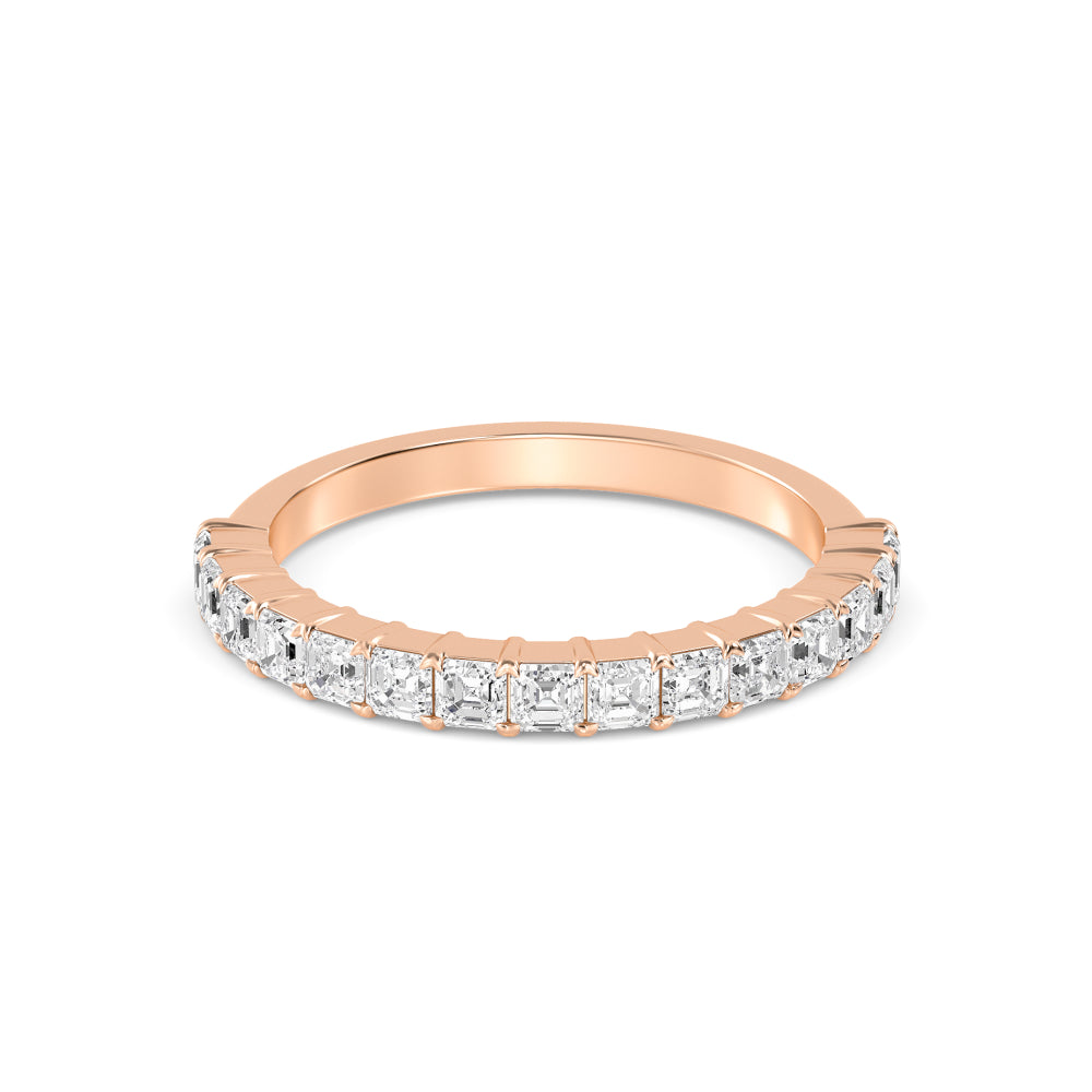 Rose Gold / Salma Diamond Wedding Band