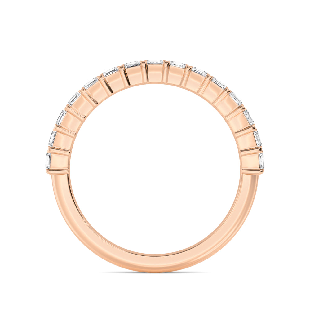 Rose Gold / Salma Diamond Wedding Band
