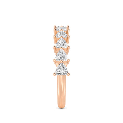 Rose Gold / Adeline Diamond Wedding Band