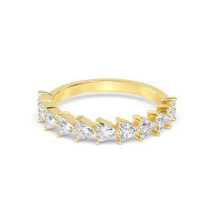 Yellow Gold / Adeline Diamond Wedding Band