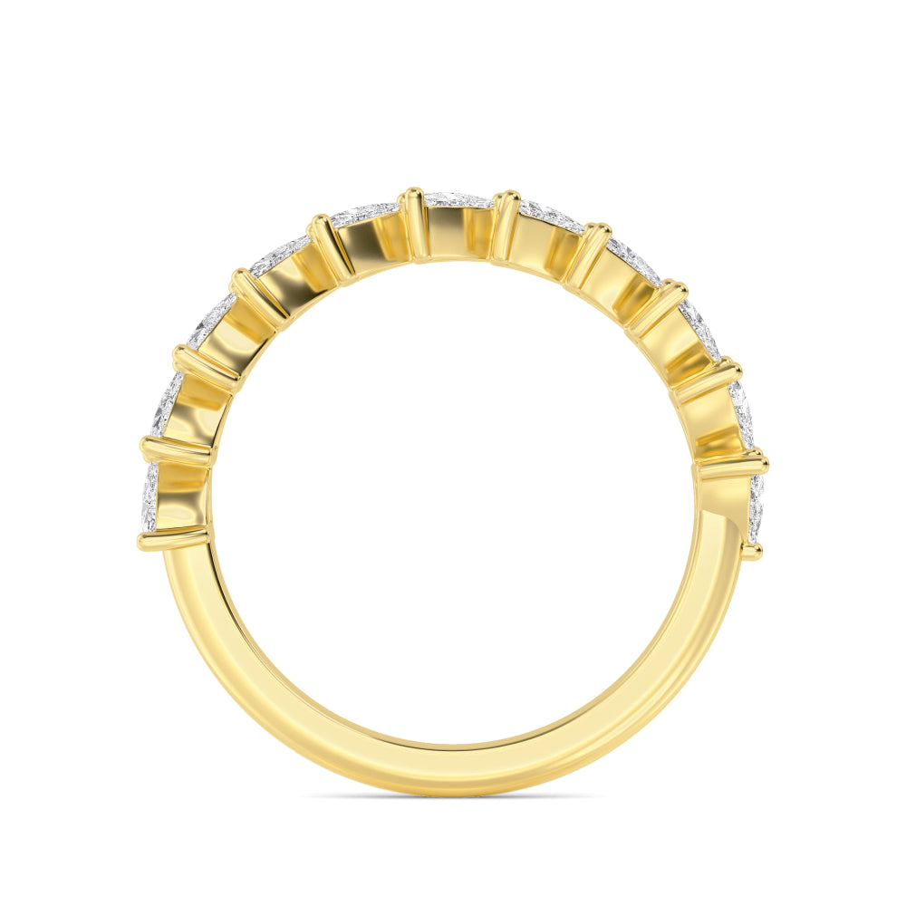 Yellow Gold / Adeline Diamond Wedding Band