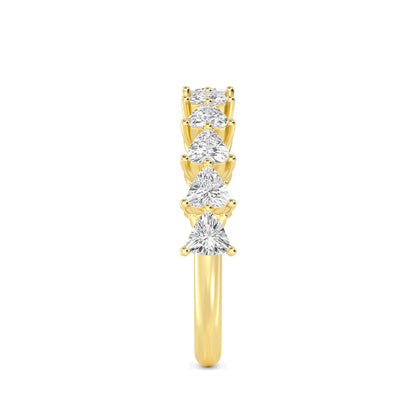 Yellow Gold / Adeline Diamond Wedding Band