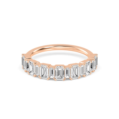 Rose Gold / Cassia Diamond Wedding Band