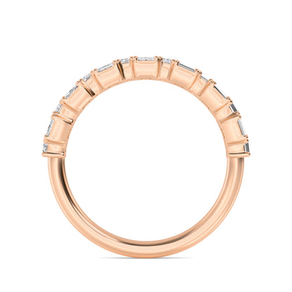 Rose Gold / Cassia Diamond Wedding Band