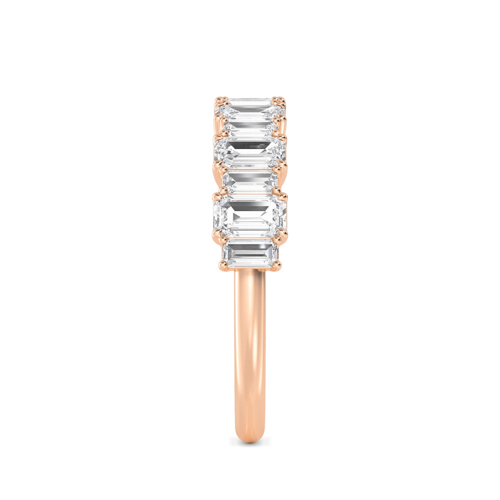Rose Gold / Cassia Diamond Wedding Band