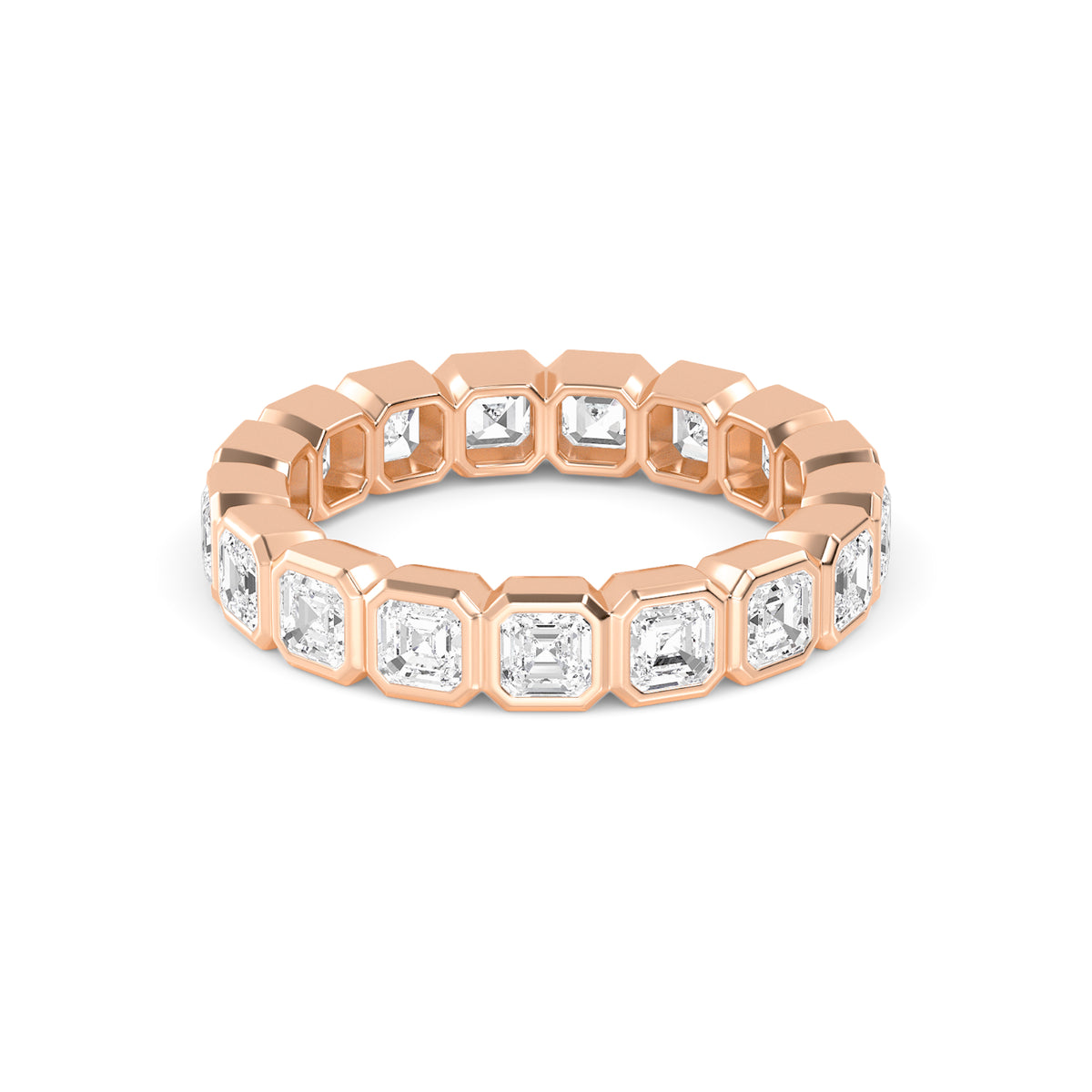 Rose Gold / Arwa Eternity Wedding Band