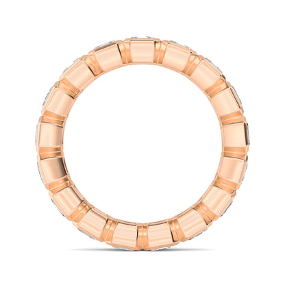 Rose Gold / Arwa Eternity Wedding Band
