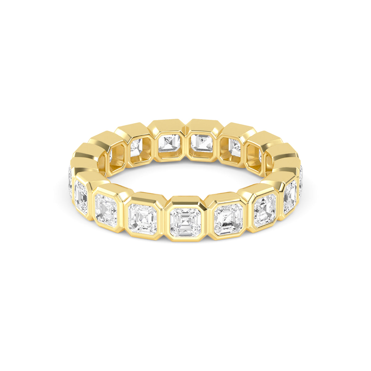 Yellow Gold / Arwa Eternity Wedding Band